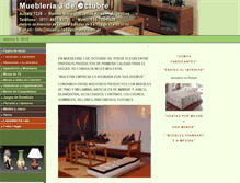 Tablet Screenshot of muebleria3deoctubre.com.ar